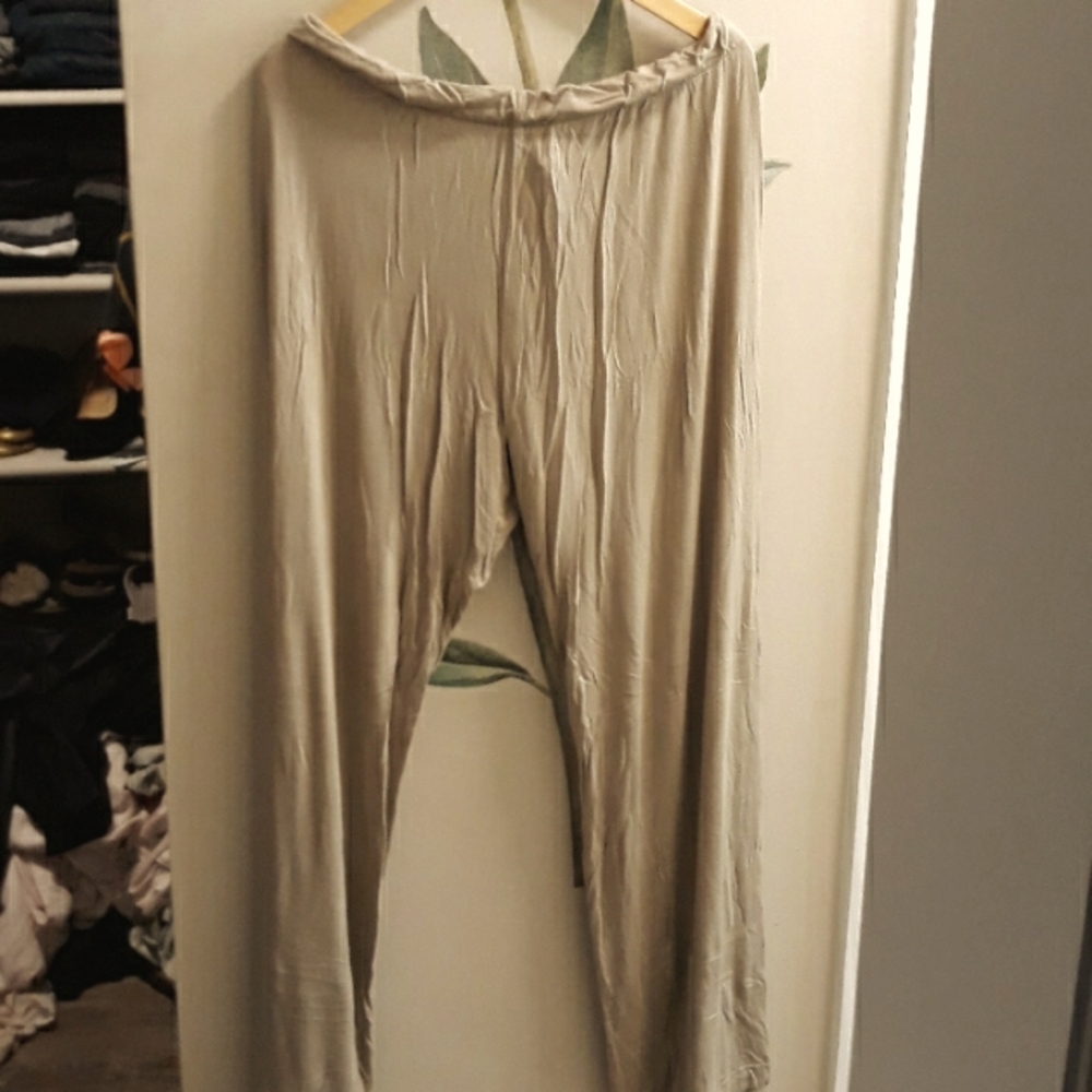 Skims Camel colored lunge wear by skims in size l